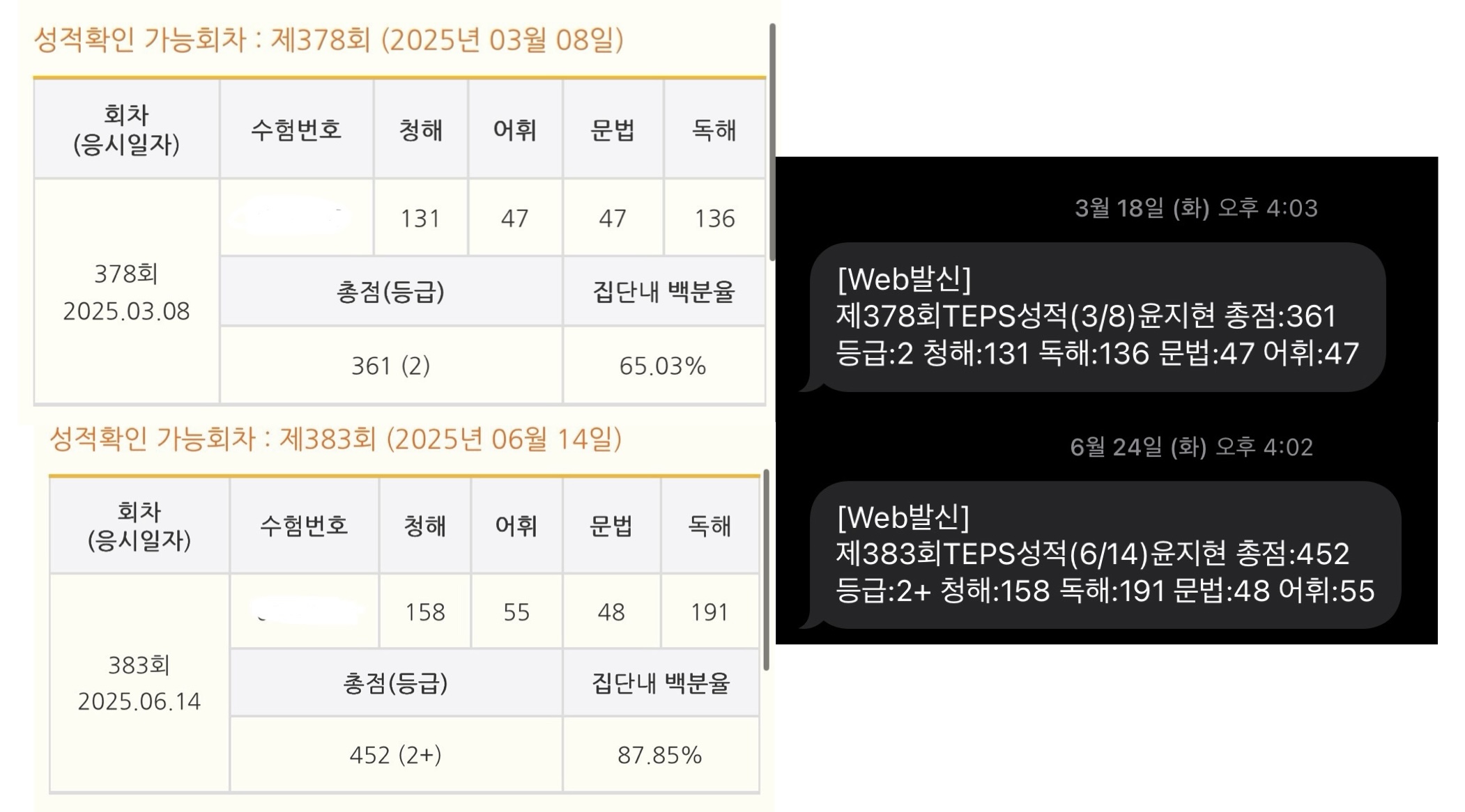 성적표