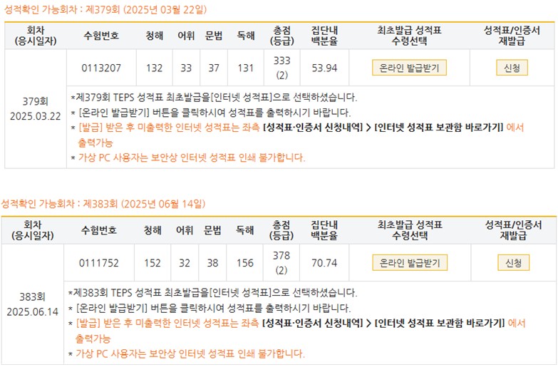성적표