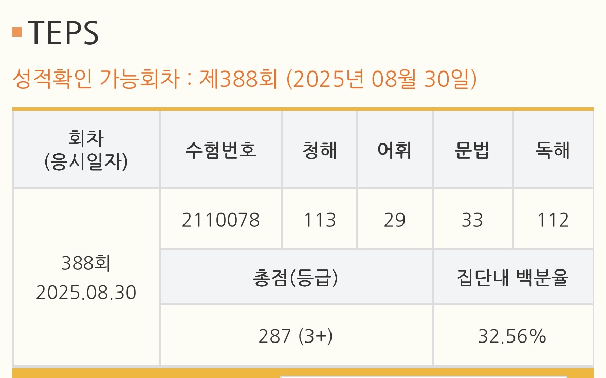 성적표
